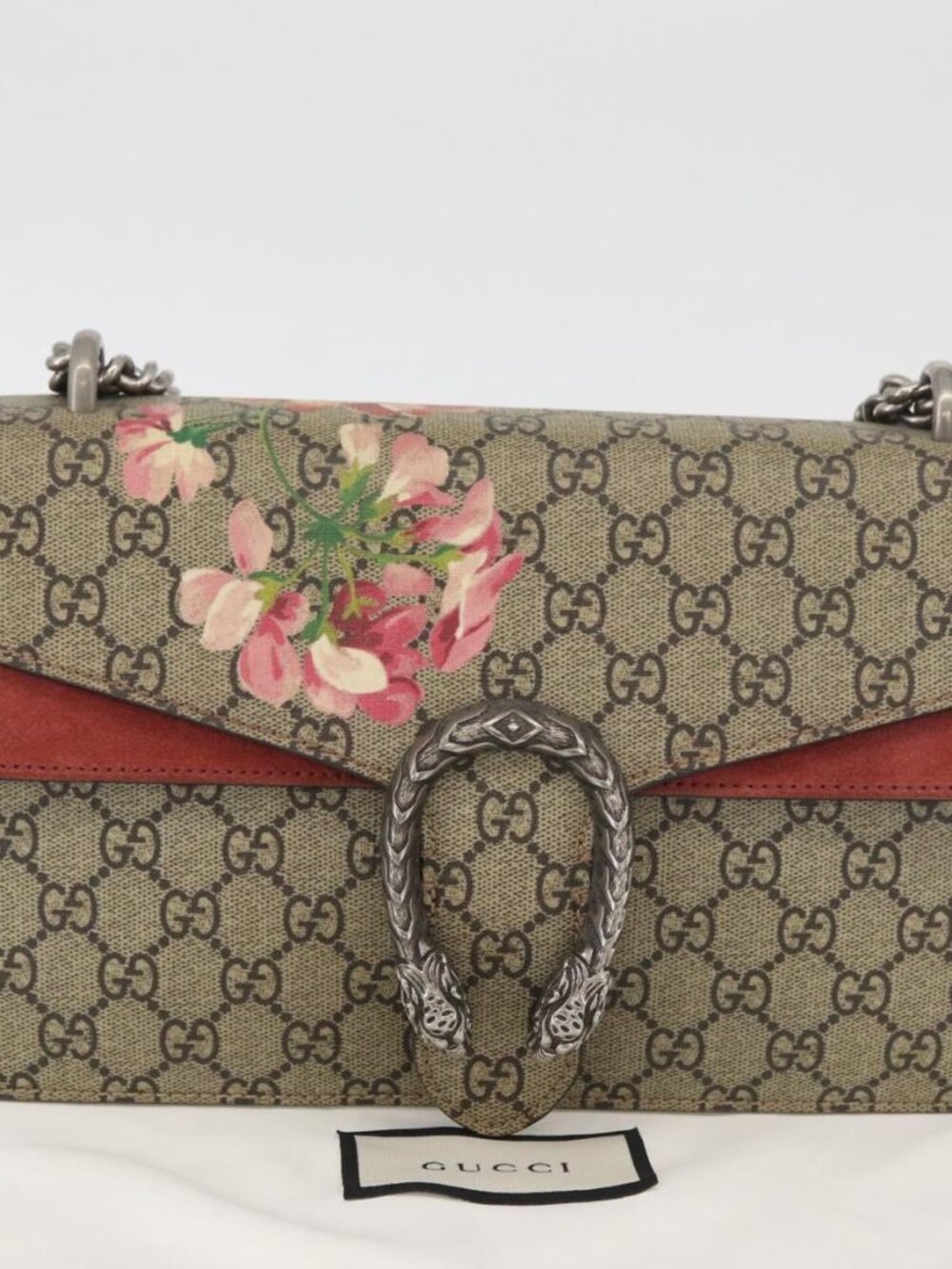 Gucci GG Dionysus Blooms Shoulder Purse Authentic with Dust Bag